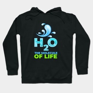 H2O the molecule of life Hoodie